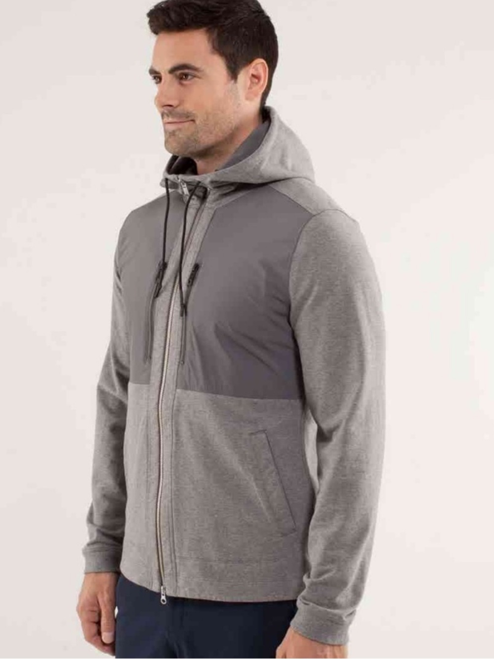 lululemon athletica Men's Dispatch Gray Hoodie Jacket